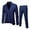 Navy, variant on sususu formal Blazers for Men,Mens Suits 2 Piece,Modern Slim Fit Three Piece Suit Jacket Set for Business Attire and formal Wedding Party Events
