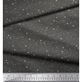 thumbnail image 3 of Soimoi Tissu Gris en Poly Georgette Imprimé Abstrait au Mètre 42 Pouces de Large, 3 of 3