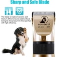 thumbnail image 2 of Cortauñas para perros profesionales Cortauñas para perros Pelo largo y grueso Kit de aseo para perros eléctrico inalámbrico Afeitadora para perros Gatos Mascotas Cortauñas para perros Recort, 2 of 5