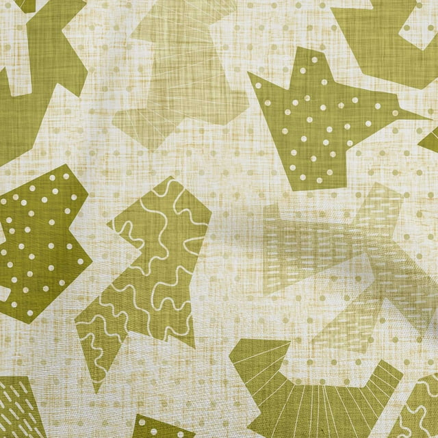 oneOone Velvet Lime Green Fabric Abstracts Sewing Craft Projects Fabric Prints By Yard 58 Inch Wide
