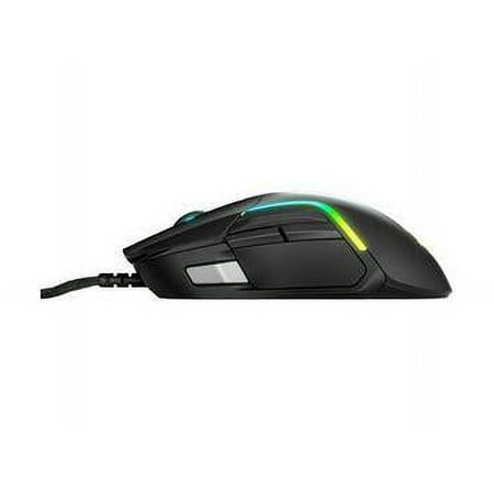 SteelSeries - Rival 5 Wired Optical Gaming Mouse with RGB Lighting - Black