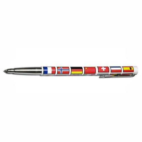 Parker Rollerball Pen Flags of the World Logo 