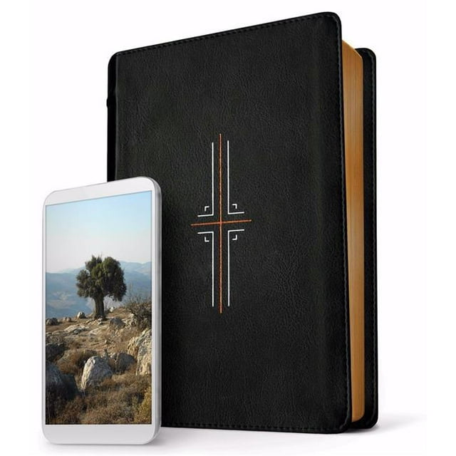 NLT Filament Bible, Black Leather Like