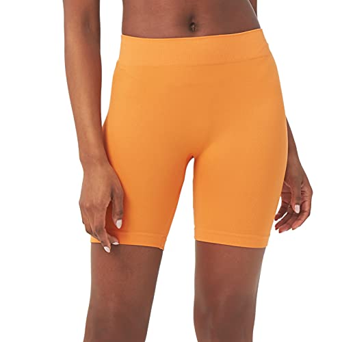 Seamless Ribbed Biker Shorts 