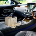 thumbnail image 4 of Car Storage Box Center Console Organizer Console Organizer Box With Cup Holder, 4 of 8