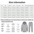 thumbnail image 3 of Kids Sweatsuit Zip up Red Sweatsuit Boys Hooded Sweatshirt Sweatpants Set Girls Outfits Size 9-10 Years, 3 of 9