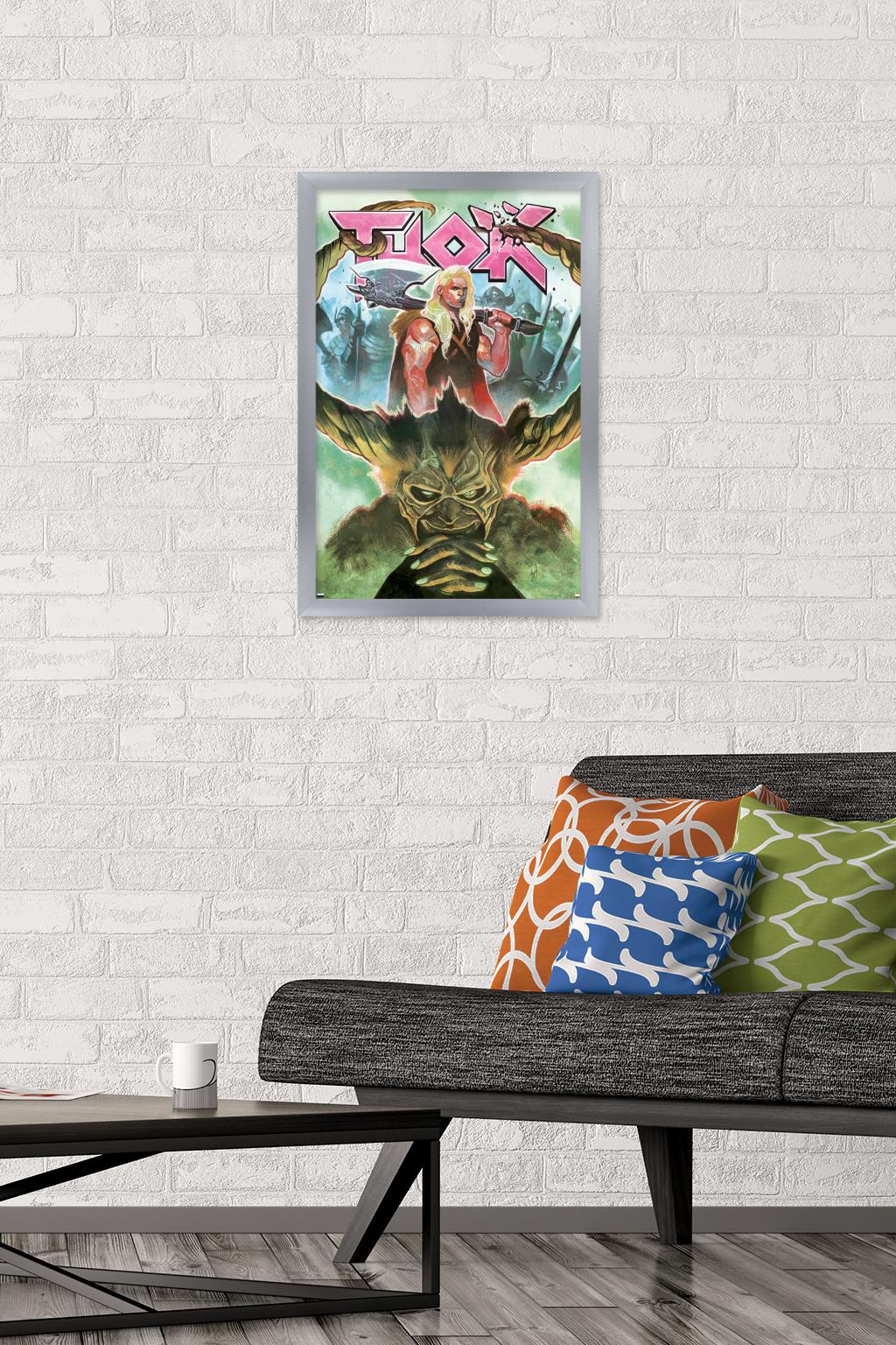 Marvel Comics - Loki - Thor #7 Wall Poster, 14.725" x 22.375", Framed