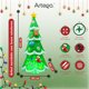 thumbnail image 3 of Inflable de Navidad árbol navideño christmas tree MEGA gigante con multi led ESTELAR DE 4m de alto Artego, 3 of 6