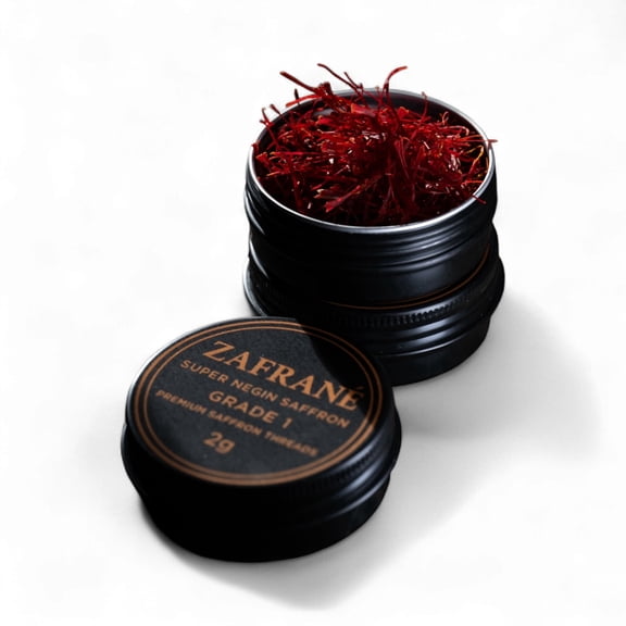 Premium Super Negin Saffron Threads – 2g, 100% Pure Grade A Red Saffron, Hand-Harvested, All-Natural Spice for Cooking, Baking & Tea