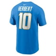 thumbnail image 3 of Men's Nike Justin Herbert Powder Blue Los Angeles Chargers Player Name & Number T-Shirt, 3 of 3
