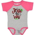 thumbnail image 3 of Inktastic Christmas Jingle All the Way with Music Notes and Holly Boys or Girls Baby Bodysuit, 3 of 5