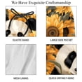 thumbnail image 4 of luoweisi Men's Beach Shorts Quick Dry Swim Trunks with Mesh Lining Panda Sunflower L, 4 of 5