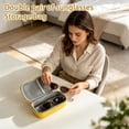 thumbnail image 5 of Double Glasses Case Hard Shell Glasses Storage Box Eyewear Holder Travel Sunglasses Organizer with Adjustable Slot, 5 of 5
