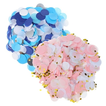 VORCOOL 2 Packs Confetti For Party Decoration Round Paper Colorful Metallic Finish Balloon Filler