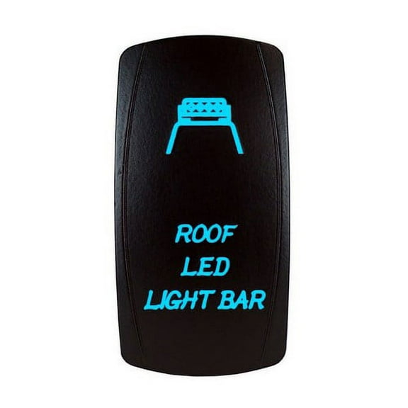 STV Motorsports Blue LED Laser Rocker Switch ROOF LED LIGHT BAR
