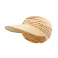 thumbnail image 5 of Women's New Empty Top Hat Sun Sunscreen Hat Women's Outdoor Sports Hat Beach Visor Hat Summer Hats for Women Fashionable Womens Hiking Gear Summer Wind Hat for Men Small Floppy Hat Men Summer Hat Cool, 5 of 5
