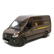 5" UPS Mercedes Benz Sprinter Diecast Model Toy Van 1:48