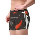 thumbnail image 2 of Gaeub Christmas Gnomes In Red Hats Print Men's Boxer Briefs,Super Fit Boxer Briefs for Men,Quick-Dry Underwear with 4-Way Stretch-Large, 2 of 5