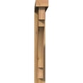 thumbnail image 2 of Ekena Millwork 4"W x 24"D x 28"H Merced Block Rough Sawn Bracket w/ Offset Brace, Western Red Cedar, 2 of 25