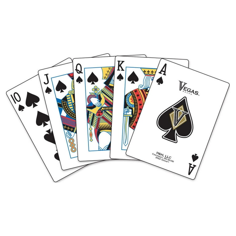 Vegas Poker 2-pack Playing cards, Casino Styled, made by Hartwell Holdings