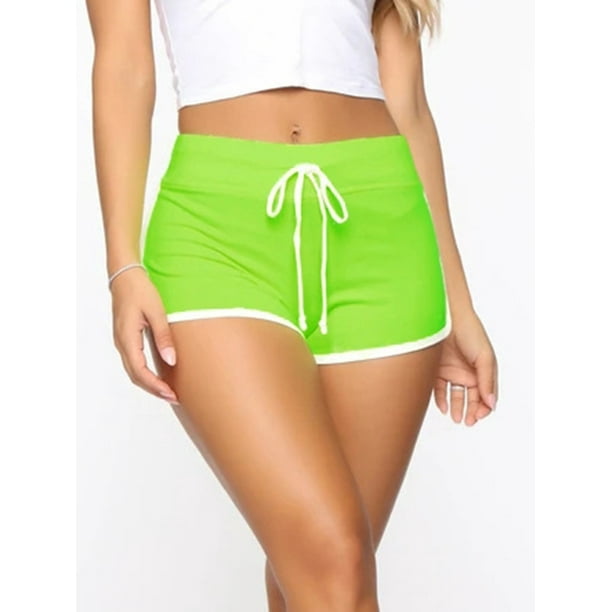 Sexy Dance Sexy Dance Casual Beach Shorts For Women Mini Hot Pants Sports Shorts Lace Up