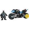 Fisher-Price Imaginext DC Super Friends Bat-Tech Batcycle, Push-Along Vehicle and Batman Figure for Preschool Kids Ages 3-8 Years