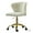 IVORY, variant on Velvet Home Office Desk Task Chair  Adjustable for Makeup Vanity Teens Ivory