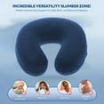 thumbnail image 6 of U-shaped Travel Pillow Crystal Velvet Neck Pillow Comfortable Neck Support Pillow Office Nap Pillow Travel Accessories Neck Protection Pillow Gift For Travelers Holiday Gifts, 6 of 6