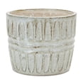 thumbnail image 2 of Melrose Distressed Pots - 7.25" - Beige and White - Set of 2, 2 of 3