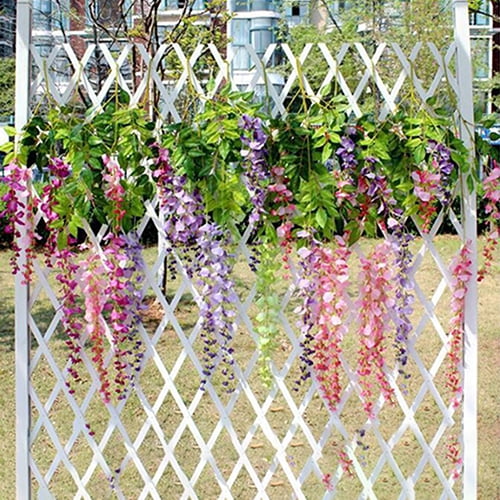 Details about   12x 3.6ft Artificial Wisteria Hanging Garland Flower Home Party Wedding Decor US 