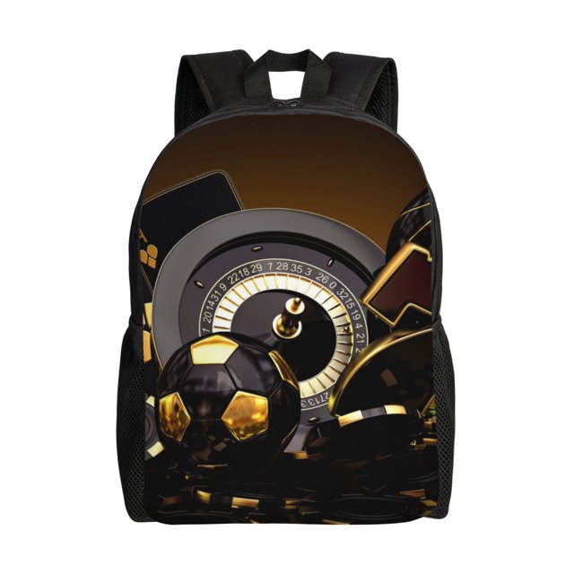 Fotbe Casino Cards Mochila de Viaje para Laptop, Mochila Ejecutiva Delgada y Resistente 15.6"