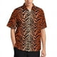 thumbnail image 4 of Camisa informal con estampado de rayas de piel de tigre para hombre, camisa hawaiana de vacaciones de manga corta, camiseta de gran tamaño para hombre, blusas, ropa, 4 of 5