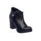 thumbnail image 1 of Botín Para Mujer Tipo Piel Negro Con Tacón Ancho Lisos Básicos 088D4Z negro 25 Incógnita 088D4Z, 1 of 7