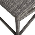 thumbnail image 4 of vidaXL Outdoor Patio Bench Outdoor Garden Bench with Steel Frame Poly Rattan, 4 of 4