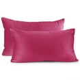 thumbnail image 1 of Lot de 2 Housses de Coussin en Velours Décoratives Douces Carrées, 12 Pouces x 20 Pouces, 1 of 7