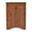 Brown, variant on IVV 2-Door Corner Storage Cabinet with Adjustable Shelves, Space-Saving Design, Black