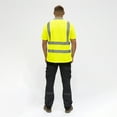 thumbnail image 3 of Timco - Hi-Visibility Polo Shirt - Short Sleeve - Yellow (Size Large - 1 Each), 3 of 5