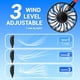 thumbnail image 2 of Ventilador de cuello portátil JUANANIUG Batería recargable de 1800 mAh, 2 of 7