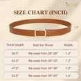 thumbnail image 6 of JASGOOD Ratchet Belts for Women Leather Belt for Jeans Pants with Automatic Sliding Buckle, 6 of 8