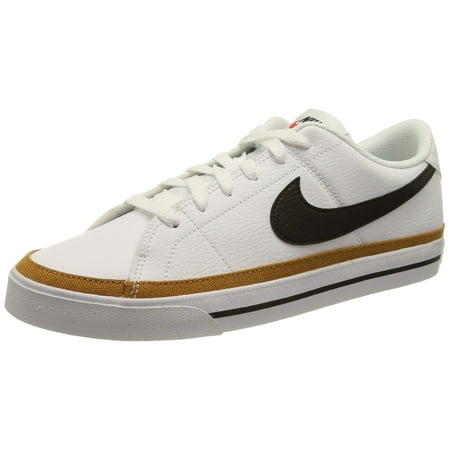 Nike Court Legacy Men's Shoes Color: White Black Ochre Size: 11.5