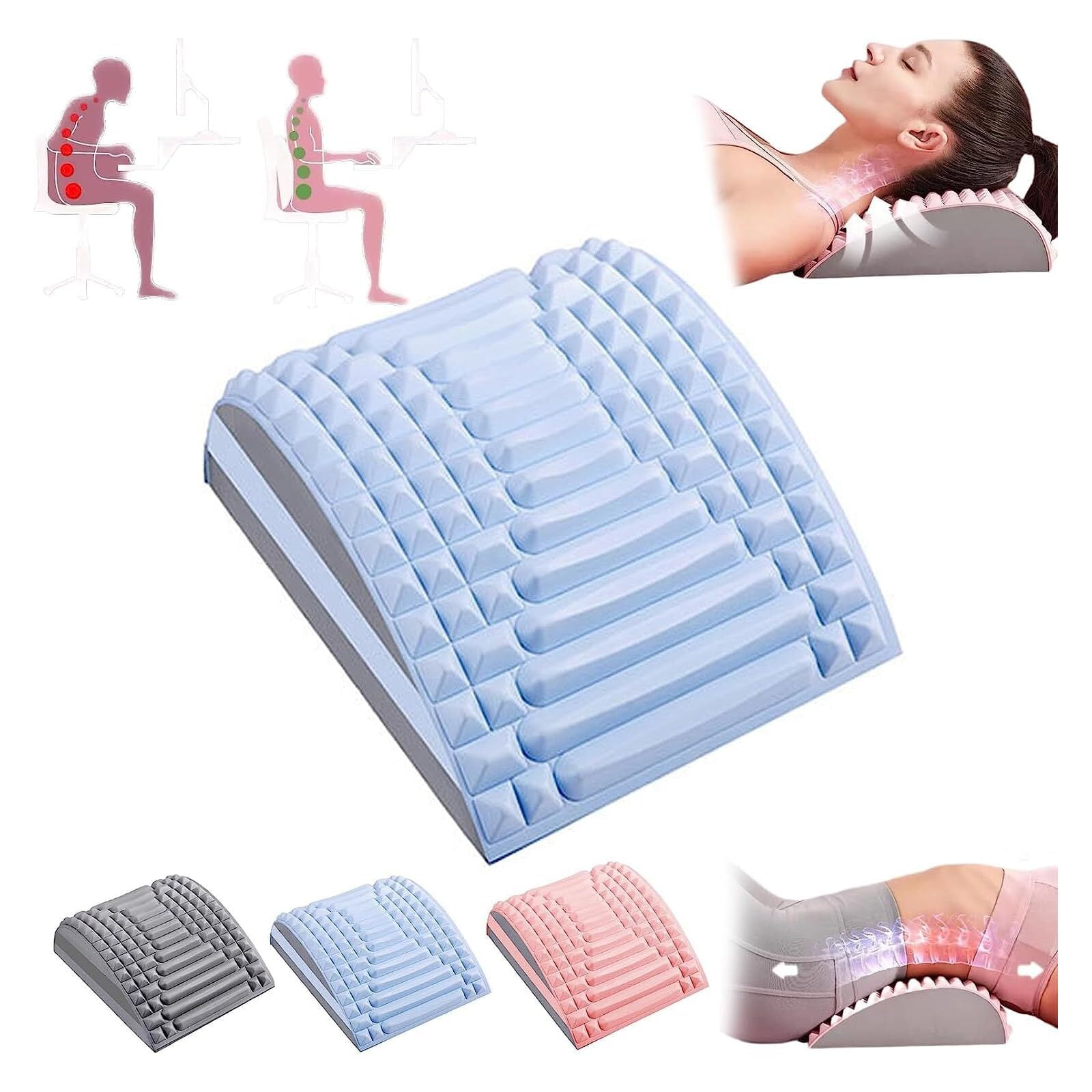 Back Stretcher Pillow, Refresh-Neck & Back Stretcher, Back Neck Cracker ...