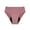 Pink, variant on Krdevn Women Solid Mid Rise Seamless Ice Silk Bikini Underwear Ultra Thin Stretch Invisible No Show Soft Comfort Daily Panties Multi Pack Size:2XL