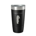 thumbnail image 1 of Carter Lake Map Tumbler Travel Mug Insulated Laser Engraved Coffee Cup Colorado 20 oz Black, 1 of 5