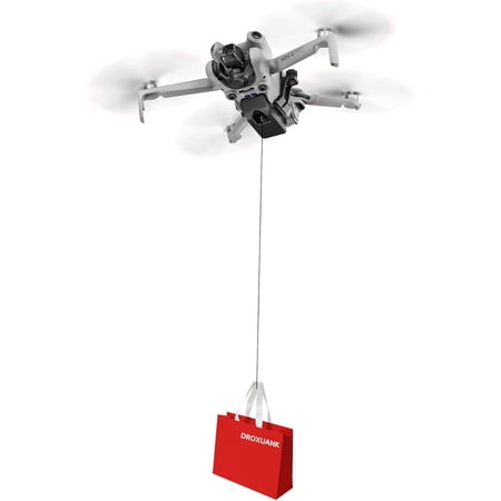(2 in 1)Airdrop System for DJI Mini 3 Pro Drone Accessories,Thrower Payload Dropper Transport Device Wedding Ring Gift Deliver Life Rescue Compatible With DJI Mini 3 Accessories Landing Gear