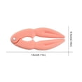thumbnail image 4 of NutCracker, Plastic Nut Crackers for All Nuts,Crab Leg Claw Crackers Opener Tool for Nuts Lightweight Nutcracker Tool for Walnet, Chestnut, Crab, Lobster and More, Ergonomic Handle(Orange,5.1x2.16"), 4 of 7