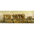 thumbnail image 2 of Sargent, John Singer 32x15 White Modern Wood Framed Museum Art Print Titled - Gassed, 2 of 4