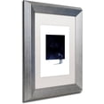 thumbnail image 2 of Trademark Fine Art 'I'm Going Back' Canvas Art by Robert Farkas, White Matte, Silver Frame, 2 of 4