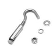 thumbnail image 3 of Expansion Anchor Hook Bolt，Expansion Hook， 5pcs Stainless Steel Hooks Heavy Duty Hook Expansion Bolts Expansion Hook Open Cup Hook Expand Hook up Stainless Steel Screw Stainless Steel Hook, 3 of 3