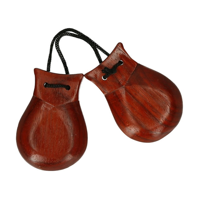 Par de Castañuelas Castañuelas de Madera Clappers Instrumento Musical