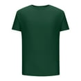 thumbnail image 4 of Dagegui Men's Outdoor T-Shirts Funny Fishing Graphic Short Sleeve Big and Tall Running Athletic T Shirt Soft Comfy Summer Tees Green 4XL, 4 of 4